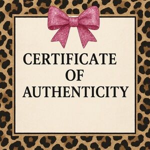 Certificate of Authenticity